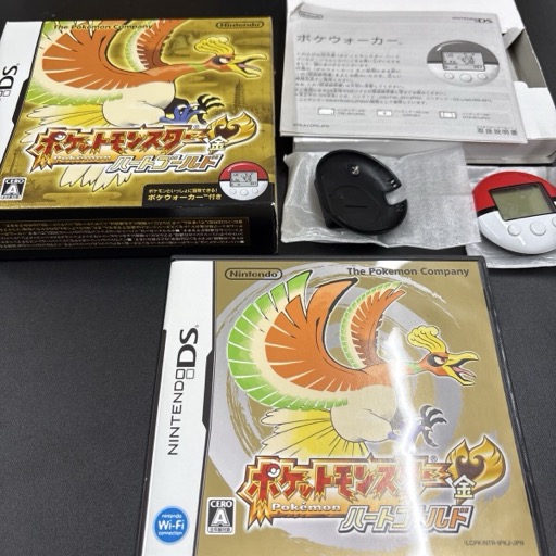 Nintendo 任天堂 ニンテンドーDS ポケットモンスター ポケモン ハートゴールド ポケウォーカー ソフト